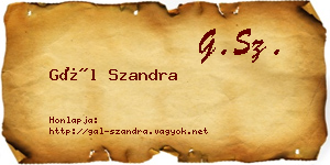 Gál Szandra névjegykártya